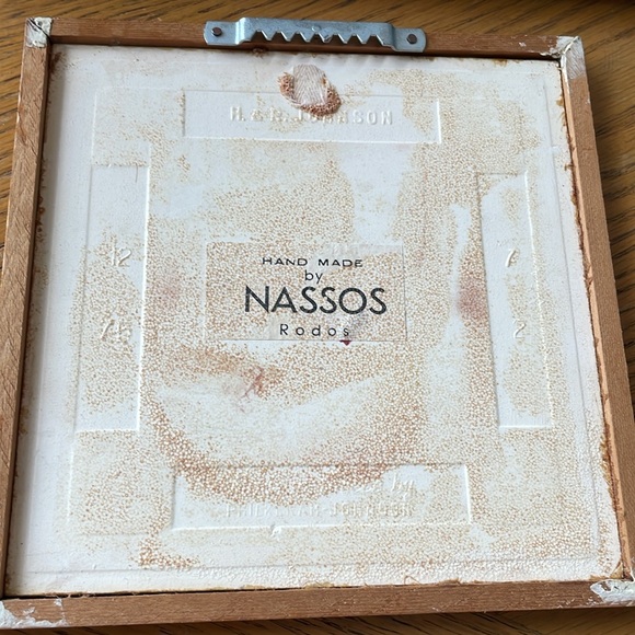 Handmade Ceramic Art Tile Wall Hanging Sea Life - Picture 6 of 6